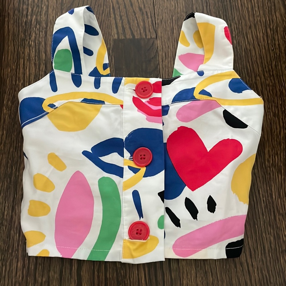 Stella McCartney kids crop top - size 8 but was taken in to fit 6/7